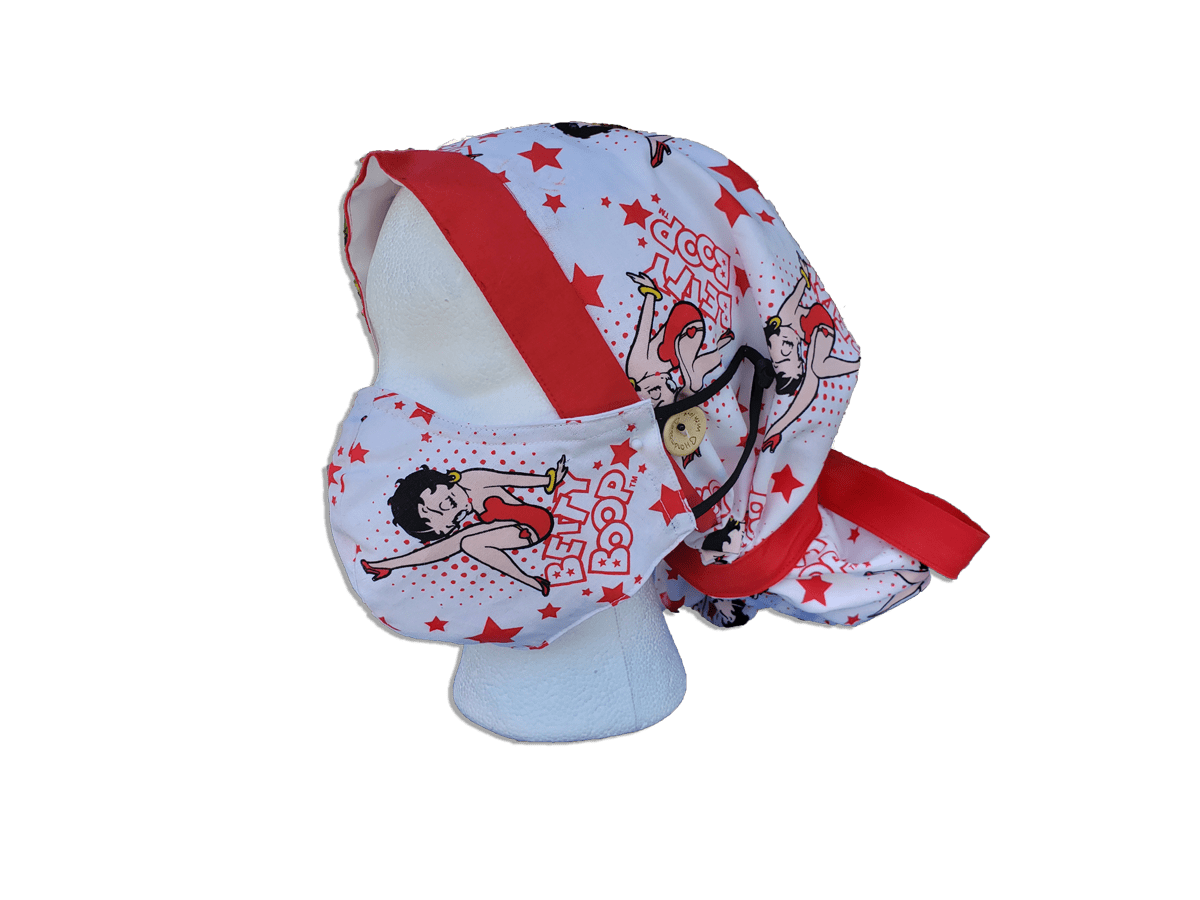 Betty Boop - Cute Scrub Caps for Women 